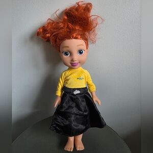 The Wiggles Emma Doll 2018 Fun2Play Red Hair Yellow Top Black Skirt Kids Toy